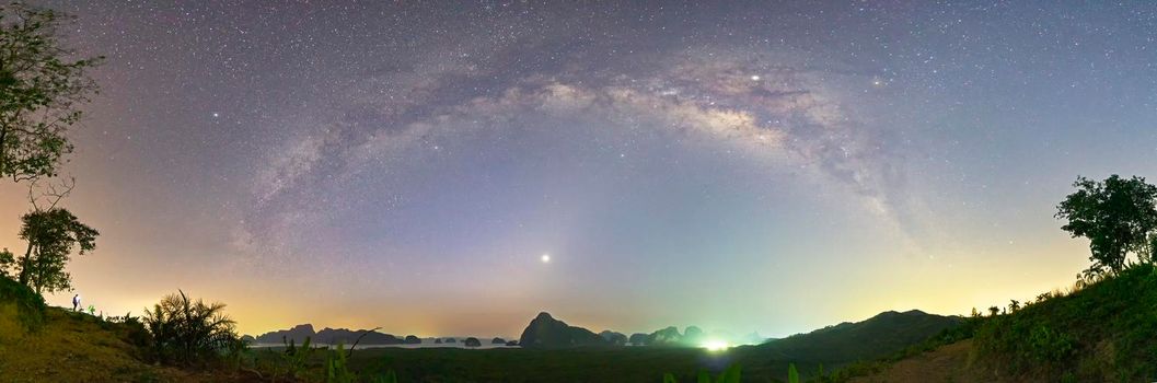 Milky Way over Khao Klang Talay - Samed Nang Nee, Phang Nga Province, Thailand