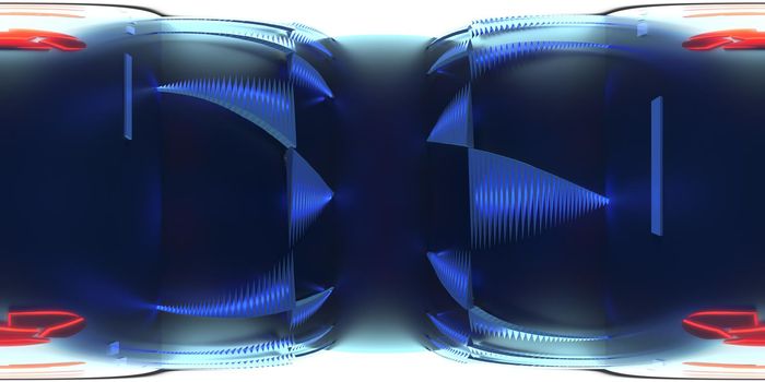 3d illustration, 3d rendering, vr 360 panorama abstract images of the geometry background