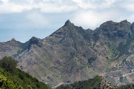 View of the mountains of Tenerife. Canary Islands, Spain.