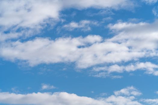 blue sky with clouds. wallpaper and background. High quality photo