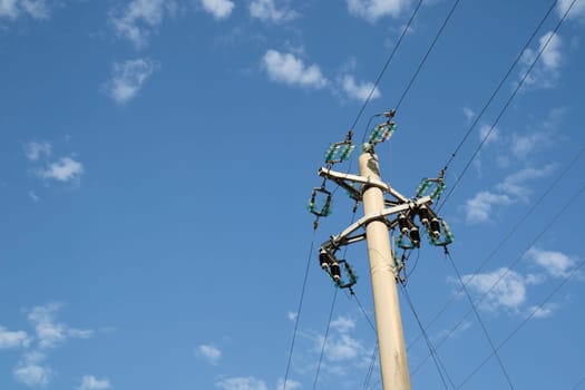 Photographic documentation of electricity distribution poles for civil use