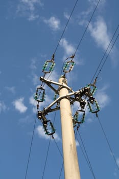 Photographic documentation of electricity distribution poles for civil use