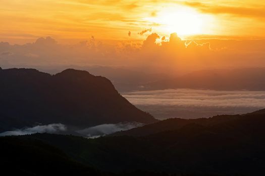 Sunrise at Khao Kho, Phetchabun Province, Thailand