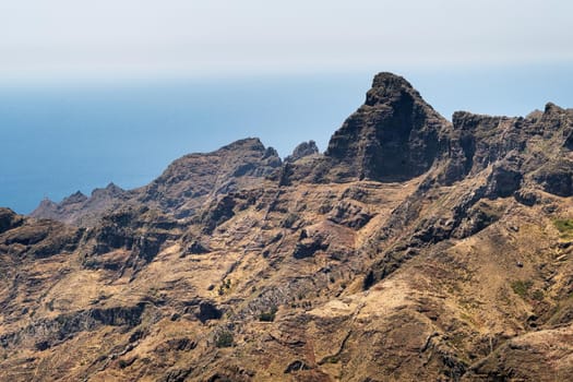 View of the mountains of Tenerife. Canary Islands, Spain.