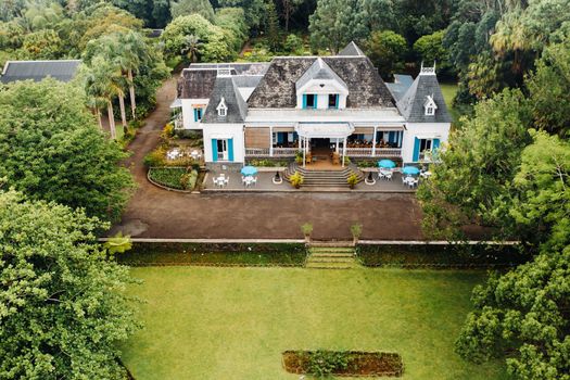 An old colonial-style house on the island of Mauritius.Museum on the island of Mauritius.