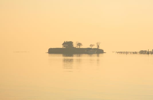 View of Little island, Italy