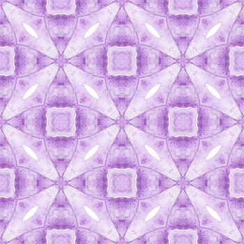 Hand drawn green mosaic seamless border. Purple wondrous boho chic summer design. Textile ready emotional print, swimwear fabric, wallpaper, wrapping. Mosaic seamless pattern.