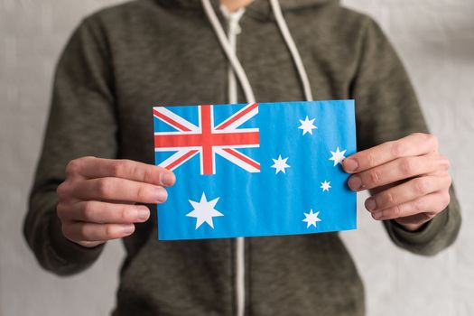 Australia country union jack flag.