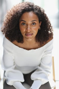 Portrait of an attractive young African American woman