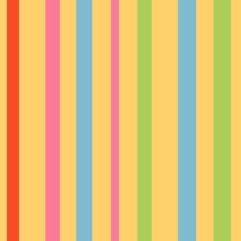 Hand drawn seamless pattern of bright yellow pink green stripes, summer vibrant striped background, modern trendy contemporary fabric print, saturated energetic colors, rainbow design dopamin