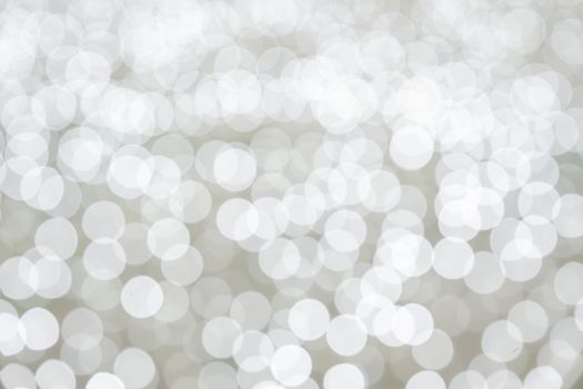 White Bokeh Lights Abstract Background