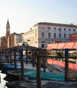 CHIOGGIA, ITALY - JANUARY, 01: View of Chioggia, little town in the Venice lagoon on January 01, 2016