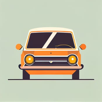 Modern flat design of Transport public transportable vehicle for transportation in city. illustration flat style.