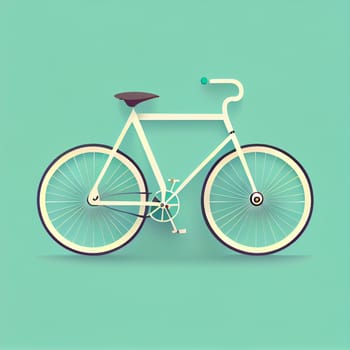 Modern flat design of Transport public transportable bicycle for transportation in city. illustration flat style.