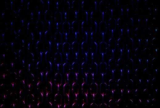 Rusty chains isolated on black background in neon backlighting. Background of chains on a black background. Rust Anchor Chain. Curtain of old chain-link. Background of metal chains, old used chain.