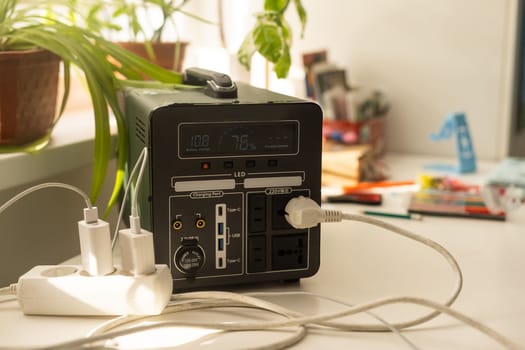 portable charging station charges gadgets.