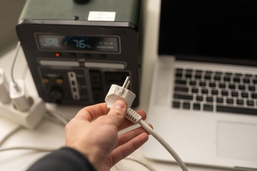 portable charging station charges gadgets.