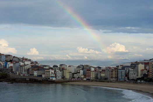 Malpica de Bergantinos village, in the Death Coast, province of A Coruna, Galicia. High quality photo