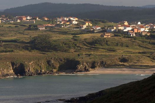 Seaia beach in Malpica de Bergantinos, Galicia, province of A Coruna. High quality photo