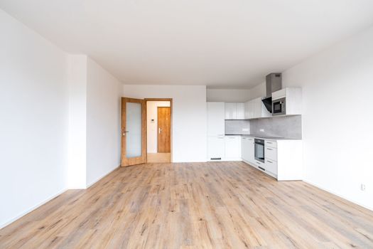 new empty room in residential house. High quality photo