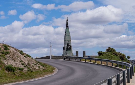 War memorial to Battle of Falkland Islands in 1914 Great War in Port Stanley