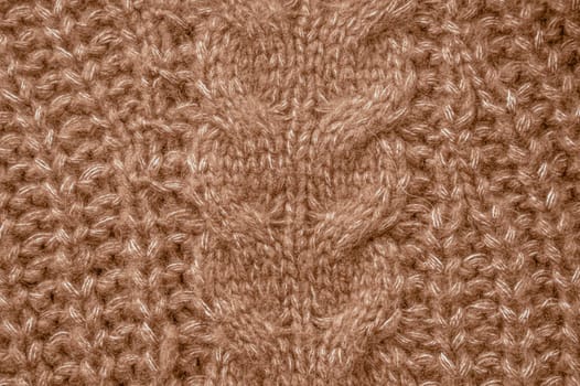 Knitted Texture. Vintage Woven Texture. Knitwear Christmas Background. Fiber Knitting Texture. Cotton Thread. Scandinavian Warm Yarn. Macro Jumper Wallpaper. Structure Knitting Texture.