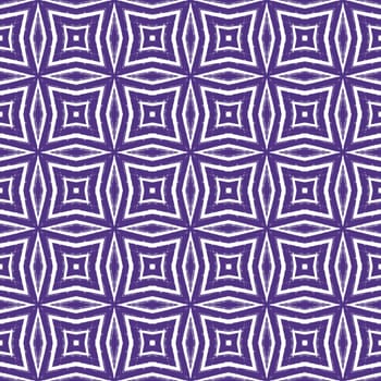 Medallion seamless pattern. Purple symmetrical kaleidoscope background. Watercolor medallion seamless tile. Textile ready valuable print, swimwear fabric, wallpaper, wrapping.