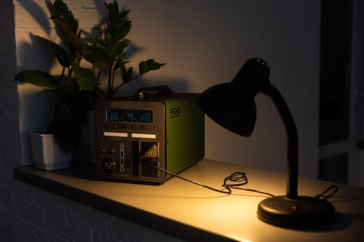portable charging station charges gadgets.