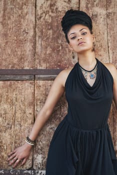 You like me style. Portrait of an attractive young woman posing outdoors