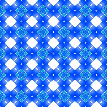 Arabesque hand drawn design. Blue precious boho chic summer design. Oriental arabesque hand drawn border. Textile ready shapely print, swimwear fabric, wallpaper, wrapping.