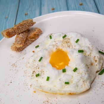 Recipe for Cloudy Eggs, Icloud Egg. High quality photo