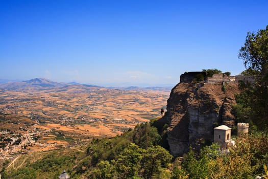 View Torretta Pepoli in Erice, Sicily