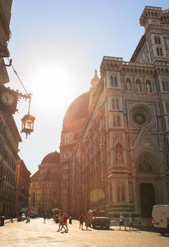 FLORENCE, ITALY - JULY, 12: View of the Florence Cathedral fo Santa Maria del Fiore on July 12, 2016