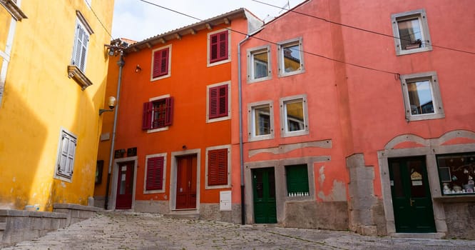 View of Labin, little town in Istria, Croatia