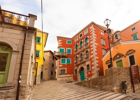 View of Labin, little town in Istria, Croatia