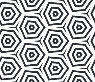 Mosaic seamless pattern. Black symmetrical kaleidoscope background. Textile ready likable print, swimwear fabric, wallpaper, wrapping. Retro mosaic seamless design.