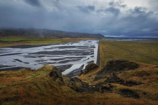 The area around Lomagnupur is full of potential foregrounds. Pools for reflection, gravel roads for leading lines, and black sand and small rocks all contribute to making Lomagnupur a cool location.