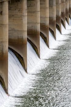 water released from hydroelectric power station