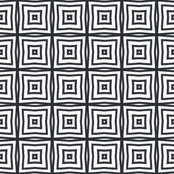 Medallion seamless pattern. Black symmetrical kaleidoscope background. Watercolor medallion seamless tile. Textile ready magnificent print, swimwear fabric, wallpaper, wrapping.