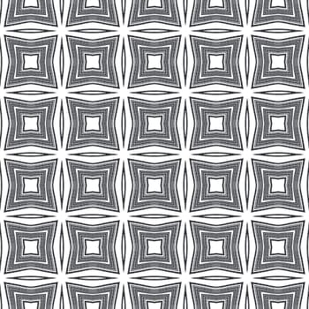 Arabesque hand drawn pattern. Black symmetrical kaleidoscope background. Oriental arabesque hand drawn design. Textile ready fancy print, swimwear fabric, wallpaper, wrapping.
