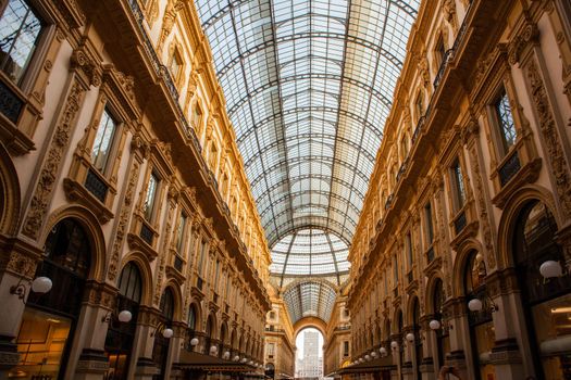 MILAN, ITALY - MAY, 13: Vittorio Emanuele II gallery on May 13, 2015