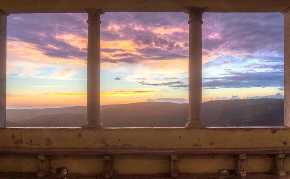 View of the Motovun Loggia, Istria. Croatia