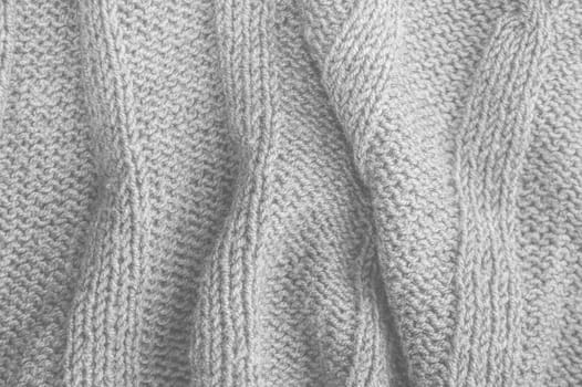 Knitted Texture. Organic Woven Design. Knitwear Christmas Background. Structure Knitting Texture. Soft Thread. Scandinavian Winter Canvas. Woolen Yarn Material. Fiber Knitting Texture.