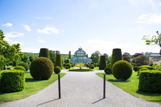 The famous Schonbrunn Park. Vienna, Austria Travels