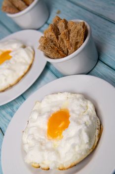 Recipe for Cloudy Eggs, Icloud Egg. High quality photo