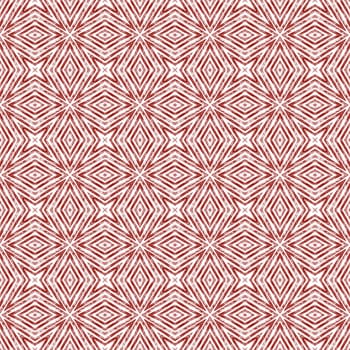 Chevron stripes design. Wine red symmetrical kaleidoscope background. Textile ready posh print, swimwear fabric, wallpaper, wrapping. Geometric chevron stripes pattern.