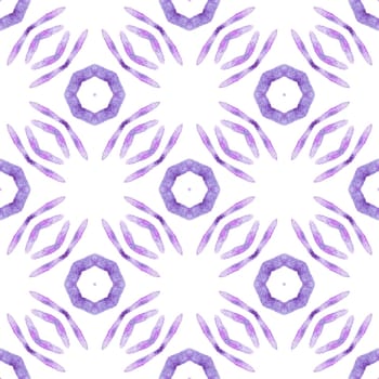 Chevron watercolor pattern. Purple delightful boho chic summer design. Textile ready bewitching print, swimwear fabric, wallpaper, wrapping. Green geometric chevron watercolor border.