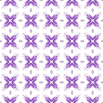 Textile ready superb print, swimwear fabric, wallpaper, wrapping. Purple unique boho chic summer design. Oriental arabesque hand drawn border. Arabesque hand drawn design.