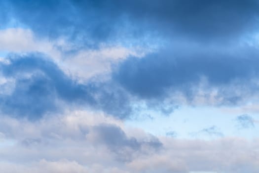 blue sky with clouds. wallpaper and background. High quality photo