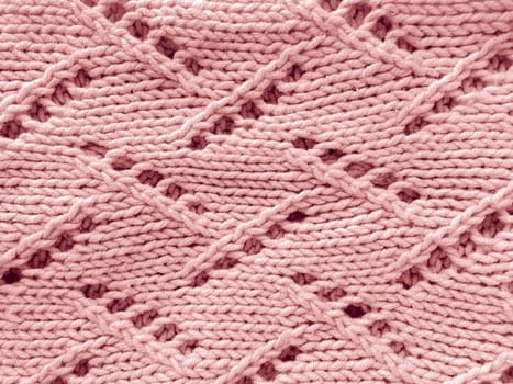 Jacquard Knitting. Scandinavian Linen Garment. Abstract Closeup Thread. Vintage Knitwear Cloth. Texture Knitted Fabric. Xmas Wool Print. Handmade Fiber Background. Woven Fabrics.